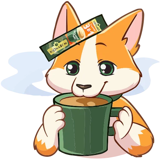 ☕️ Эмодзи «Миксик и жиза» для Telegram