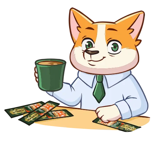 ☕️ Эмодзи «Миксик и жиза» для Telegram