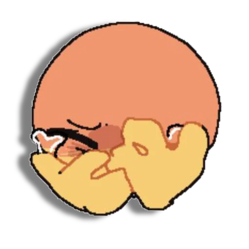😔 Стикер «uwu face» для Telegram