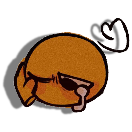 😔 Стикер «uwu face» для Telegram