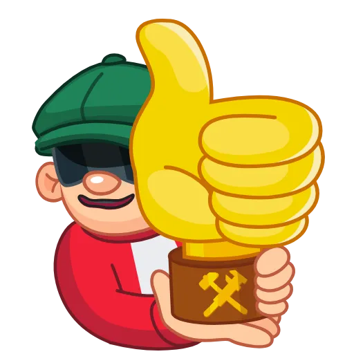 💪 Стикер ««Рельс» для Telegram