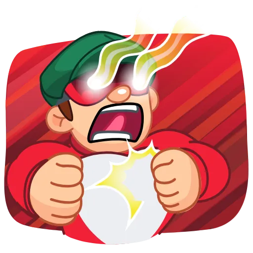 🤬 Стикер ««Рельс» для Telegram