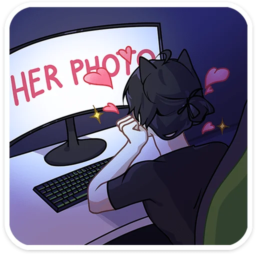 🥰 Стикер «Рен 2.0» для Telegram