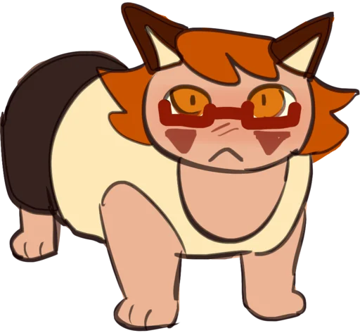 🦊 Стикер «Лисий фембойчик» для Telegram
