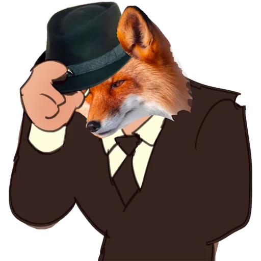 🦊 Стикер «Лисий фембойчик» для Telegram