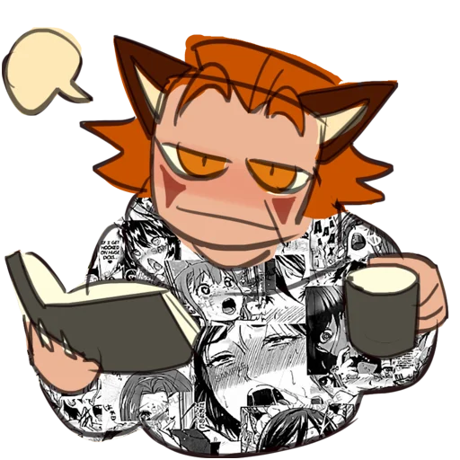 🦊 Стикер «Лисий фембойчик» для Telegram