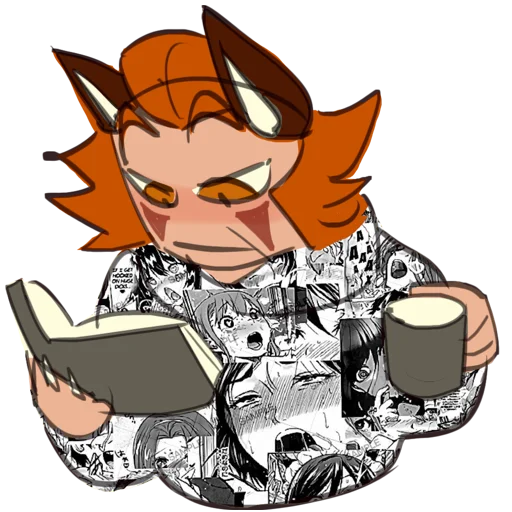 🦊 Стикер «Лисий фембойчик» для Telegram