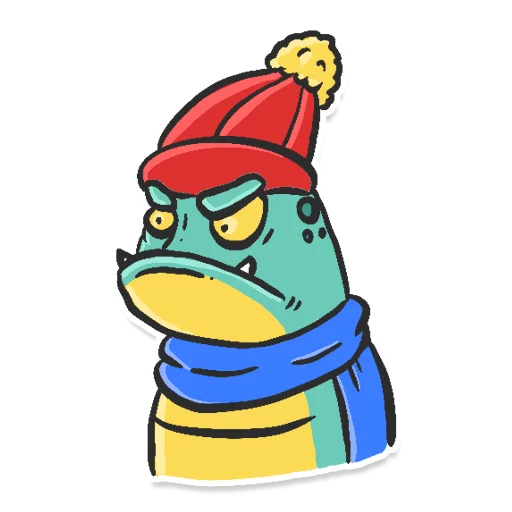 😡 Стикер «Reptotoad» для Telegram