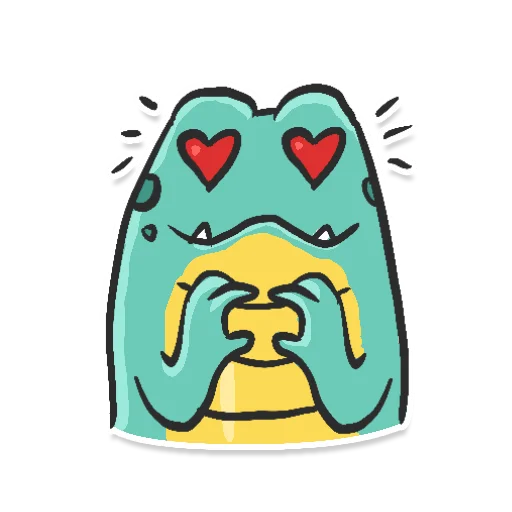 😍 Стикер «Reptotoad» для Telegram