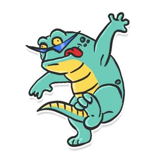 💃 Стикер «Reptotoad» для Telegram