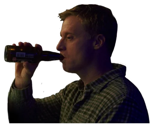 🍺 Стикер «Resident Alien v2» для Telegram