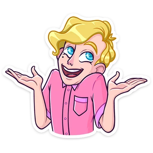 🤷‍♂️ Стикер «Курортный Роман» для Telegram