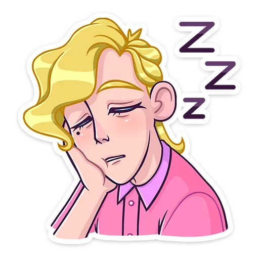 😴 Стикер «Курортный Роман» для Telegram