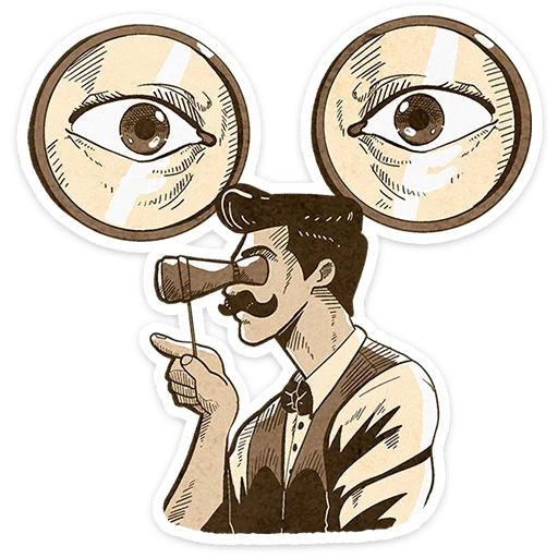 ⭐ Стикер «Ретроджентльмен» для Telegram