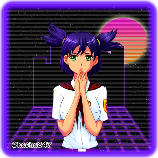 😭 Стикер «Retro Everlasting Summer Бесконечное лето» для Telegram