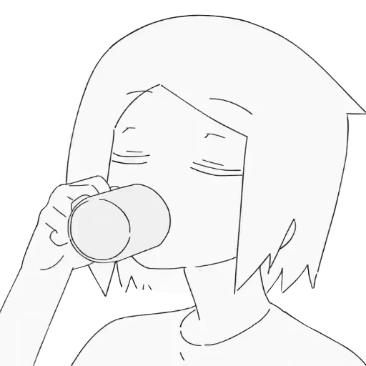 ☕ Стикер «ReyZi-Chan» для Telegram