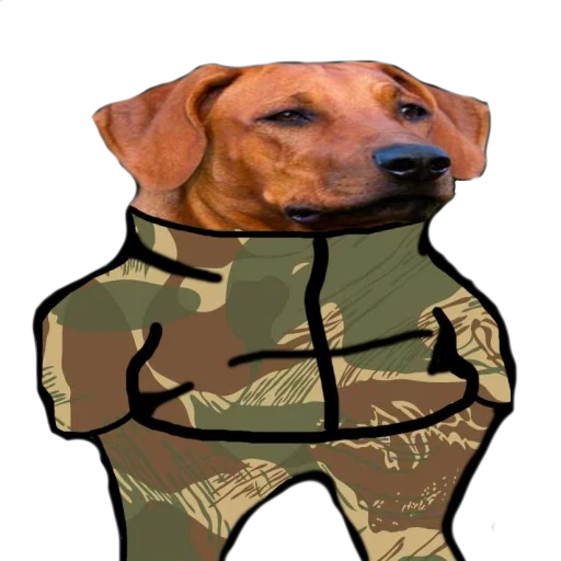 😕 Стикер «Fan Rhodesian Pack» для Telegram