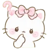 🎀 Эмодзи «Ribonya cat» для Telegram