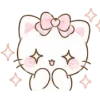 🎀 Эмодзи «Ribonya cat» для Telegram