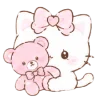 🎀 Эмодзи «Ribonya cat» для Telegram