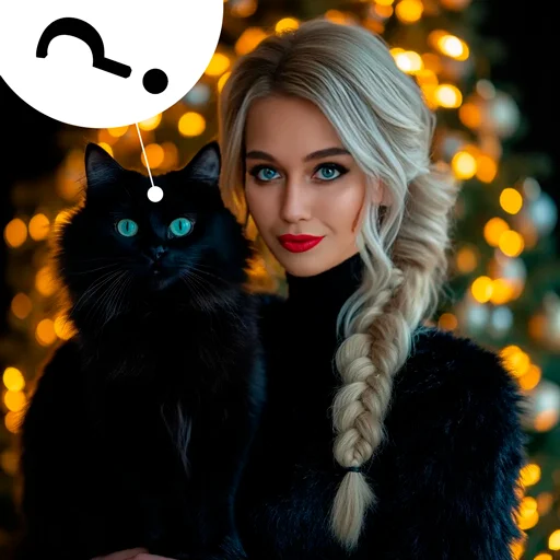 😨 Стикер «Rich Catty» для Telegram