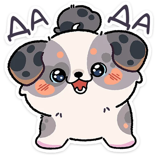 🐶 Стикер «Ричи» для Telegram