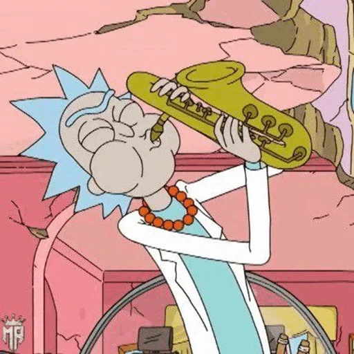 🎷 Стикер «Rick and Morty» для Telegram