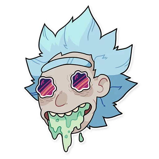 Стикерпак Rick_Morty_and_Fans для Telegram — скачать