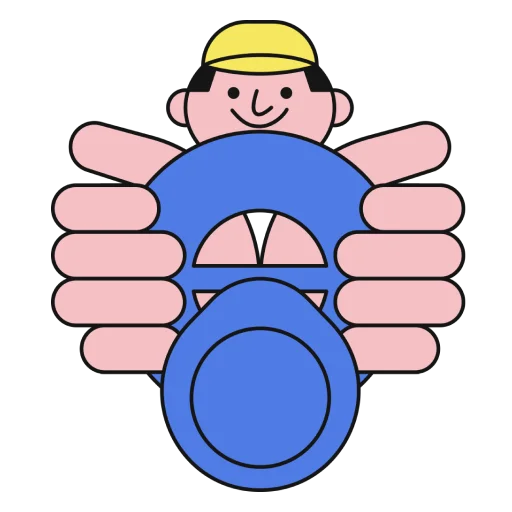 👨‍✈️ Стикер «TaDa!» для Telegram