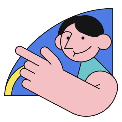 🚙 Стикер «TaDa!» для Telegram