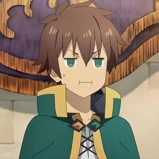 😐 Стикер «KonoSuba» для Telegram