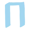 🤩 Эмодзи «Голубые буквы, таблички и цифры» для Telegram