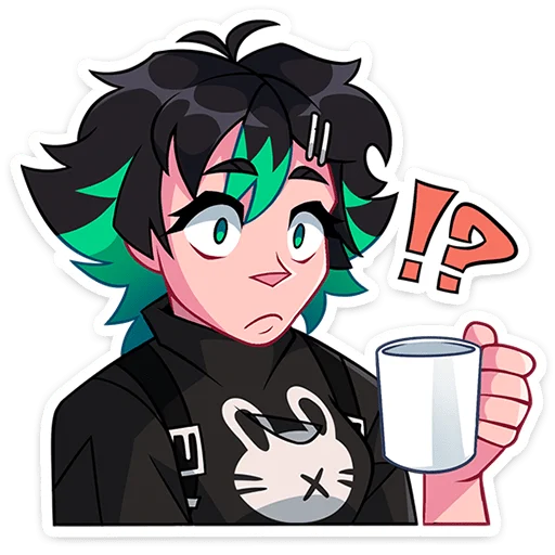 ☕ Стикер «Рика без надписей» для Telegram