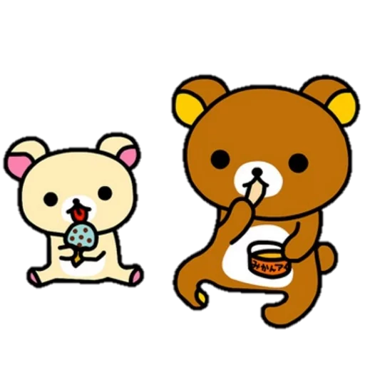 🍦 Стикер «Rilakkuma» для Telegram