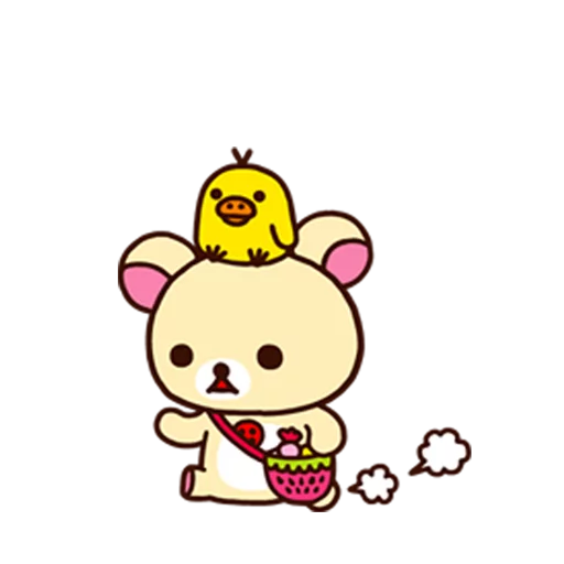 🏃 Стикер «Rilakkuma» для Telegram