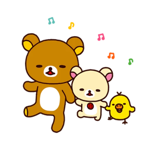 💃 Стикер «Rilakkuma» для Telegram