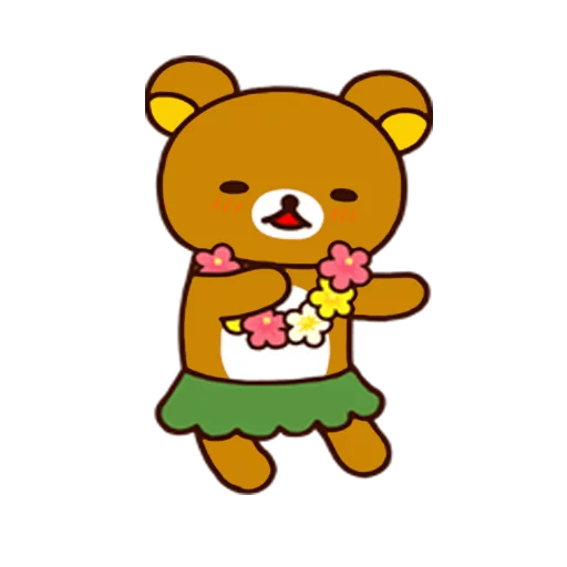 💃 Стикер «Rilakkuma» для Telegram