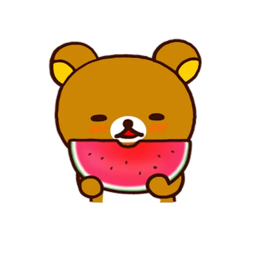 🍉 Стикер «Rilakkuma» для Telegram