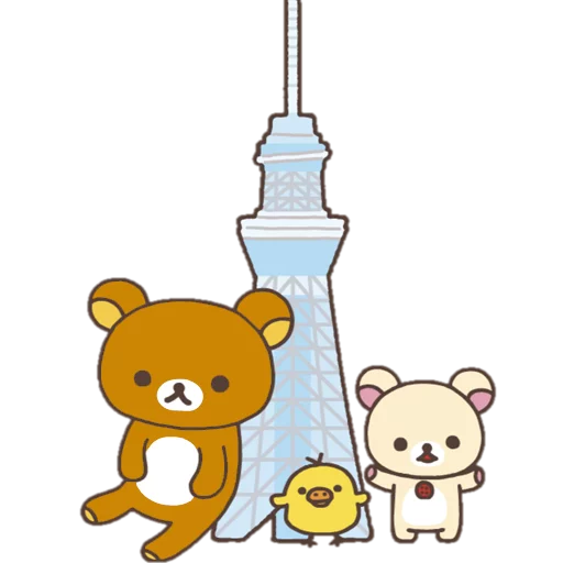 🗼 Стикер «Rilakkuma» для Telegram
