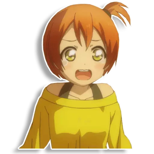 😏 Стикер «Rin Hoshizora» для Telegram