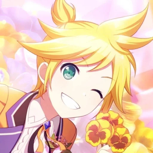 🍌 Стикер «Kagamine Rin Len» для Telegram