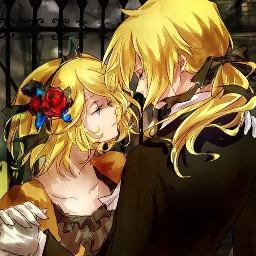 🍊 Стикер «Kagamine Rin Len» для Telegram