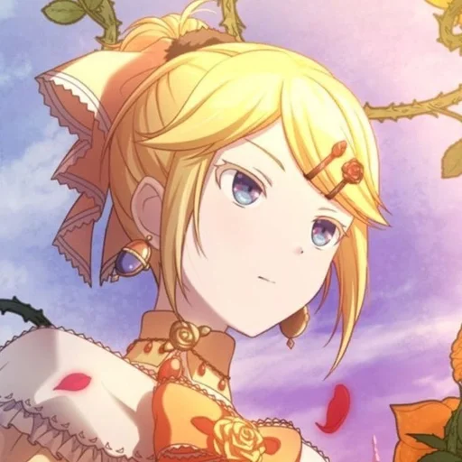 🍊 Стикер «Kagamine Rin Len» для Telegram