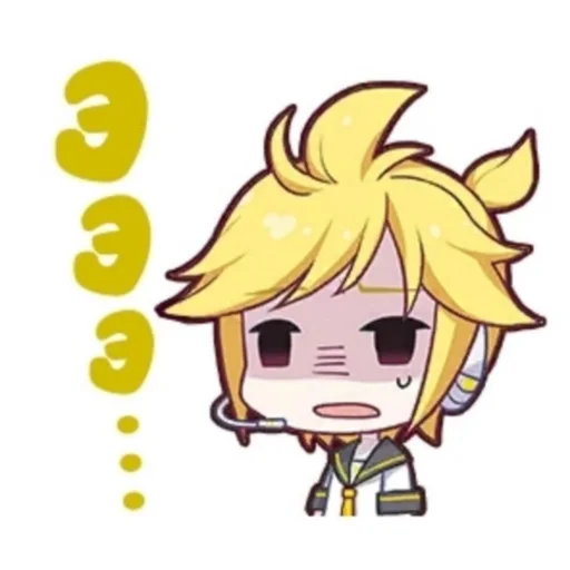 🍌 Стикер «Kagamine Rin Len» для Telegram