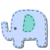 🐘 Эмодзи «Cute Patches» для Telegram