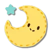 🌙 Эмодзи «Cute Patches» для Telegram