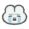 😭 Эмодзи «Pien Bunnies» для Telegram