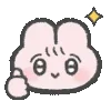 👍 Эмодзи «Pien Bunnies» для Telegram