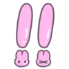 ‼️ Эмодзи «Usapoppo Bunny» для Telegram