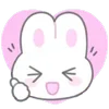 👍 Эмодзи «Usapoppo Bunny» для Telegram